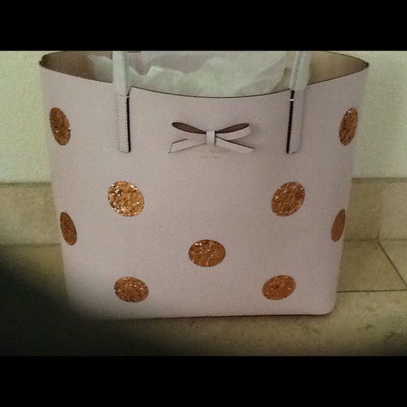 kate spade Handbags - Brand New Kate Spade Glitter Polka Dot